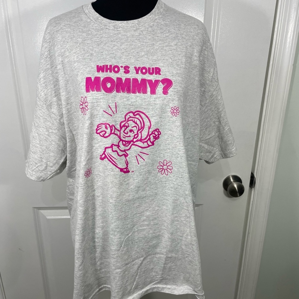 Gildan Gray T-Shirt with Pink Graphic Size XL CB-106